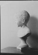 Portrait bust of a child by Mr. Wheeler Williams