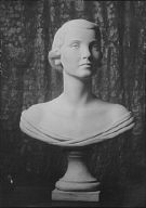 Portrait bust of a woman by Mr. Wheeler Williams