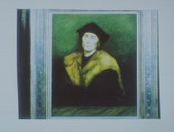Photograph of a painting of a man in Renaissance clothing
