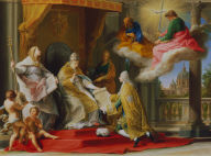 Pope Benedict XIV presenting the Encyclical 'Ex Omnibus' to the Comte de Stainville, later Duc de Choiseul