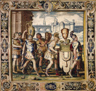 Soldiers With Vases on a Litter