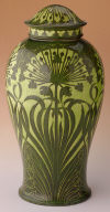 Covered vase