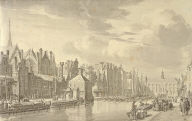 A View of the Rokin at Amsterdam
