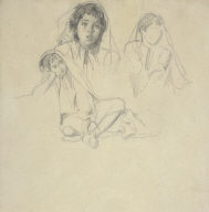 Three Studies of a Moroccan Girl