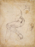 Sheet of Studies for the Libyan Sibyl