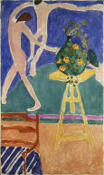 Nasturtiums with the Painting "Dance"