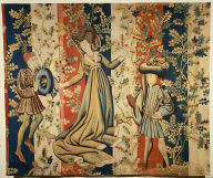 Figures in a Rose Garden