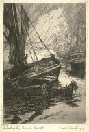 Unloading the Thames Barge