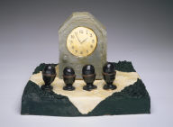 Picnic with Clock and Egg Cups