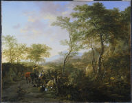 Landscape with Hunters