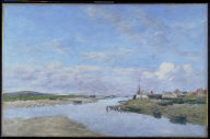 View of Étaples: Low Tide