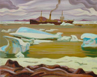 The "Beothic" at Bache Post, Ellesmere Island