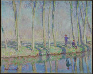 Jean-Pierre Hoschedé and Michel Monet on the Banks of the Epte