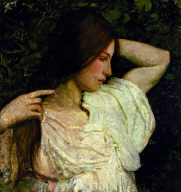 Girl Arranging Her Hair