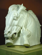 Half-scale Working Model of the Horse's Head for "Man Controlling Trade"
