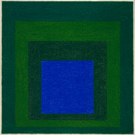 Homage to the Square: 'Enclosed Blue', from the series Great Ideas of Western Man