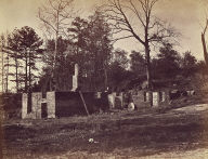 Ruins of Gaines' Mill, Virginia, from Gardner's Sketchbook of the Civil War