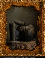 Still Life with Pumpkin, Book, and Sweet Potato