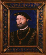 Limoges Painted Plaque: Guy Chabot, Baron de Jarnac