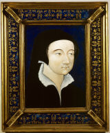 Limoges Painted Plaque: Louise de Pisseleu, Madame de Jarnac