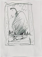 untitled study for the sculpture Spoonbridge and Cherry