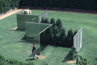 Two-way Mirror Punched Steel Hedge Labyrinth