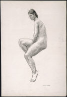 (seated nude)