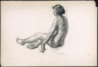 (seated nude)