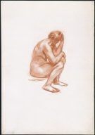 (seated nude)