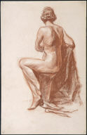 (seated nude)