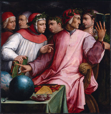 Portrait of Six Tuscan Poets