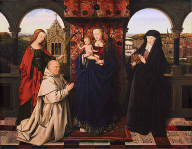 Virgin and Child, with Saints and Donor