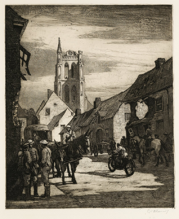 The Road to Ypres through Vlamertighe