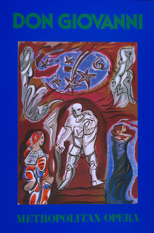 Don Giovanni, fourth of a portfolio of eight Metropolitan Opera Fine Arts Posters