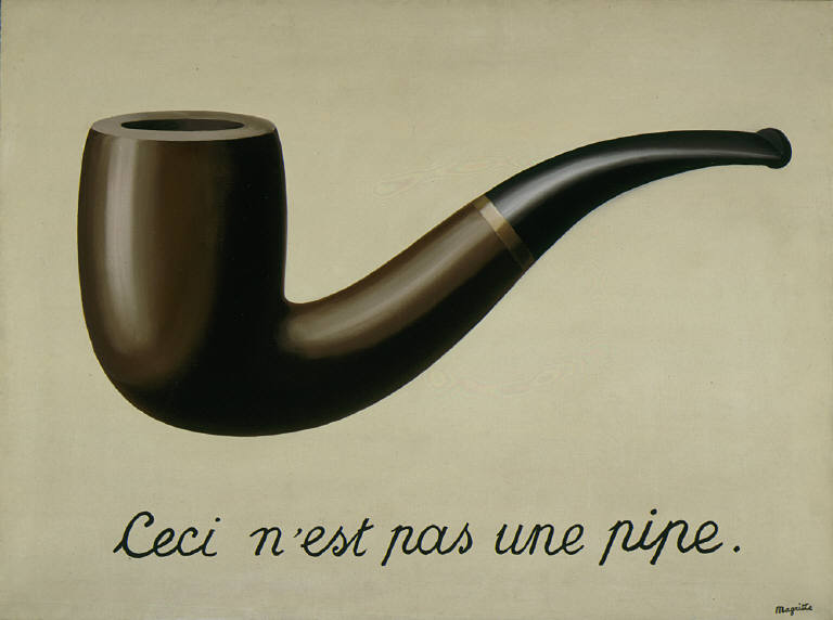 The Treachery of Images (Ceci n'est pas une pipe)