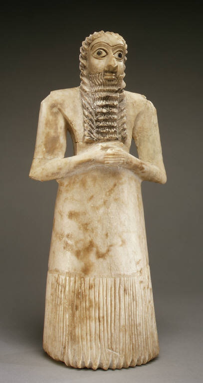 Standing male worshiper